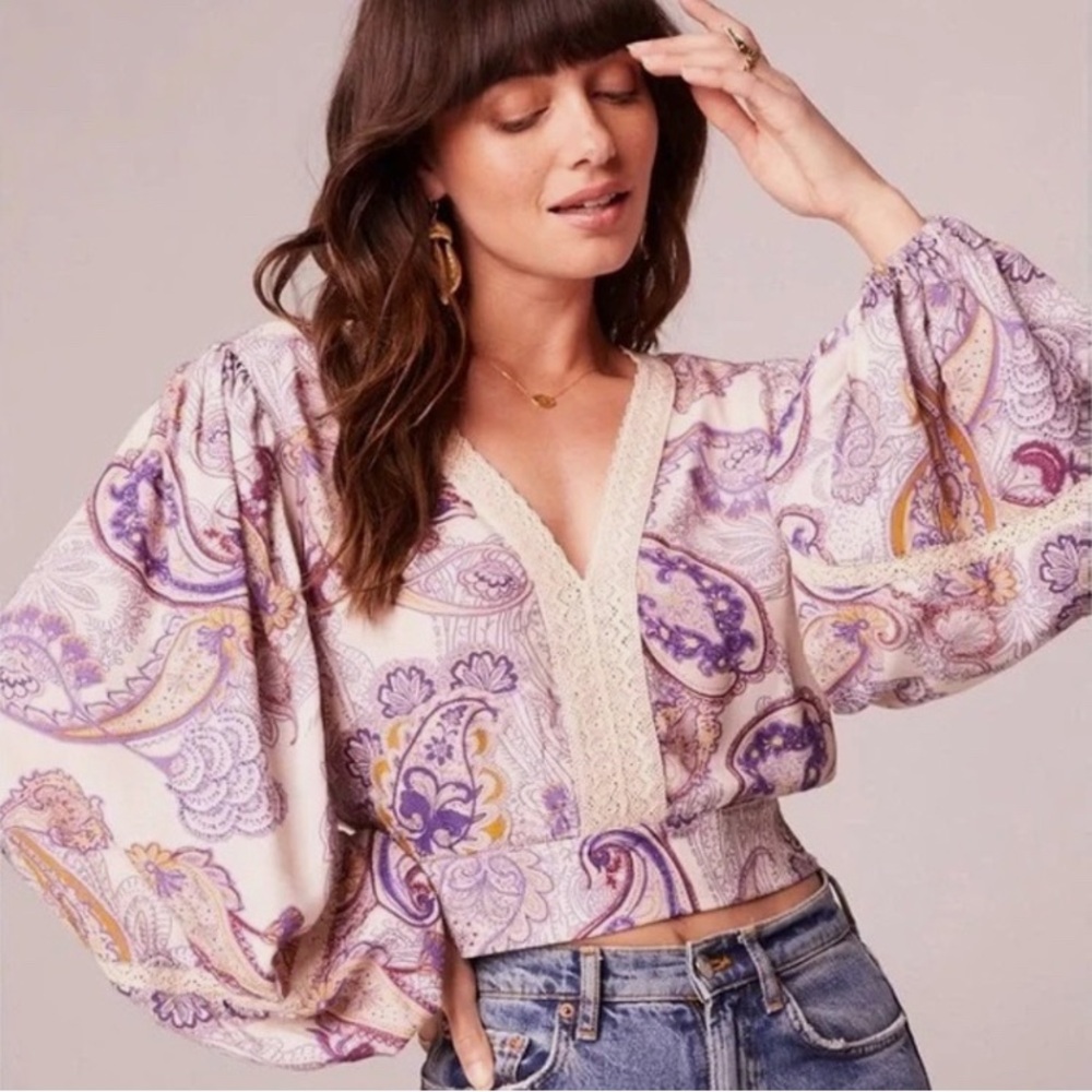 Band of the Free Mirabelle Crop Top L NWT - Picture 2 of 11